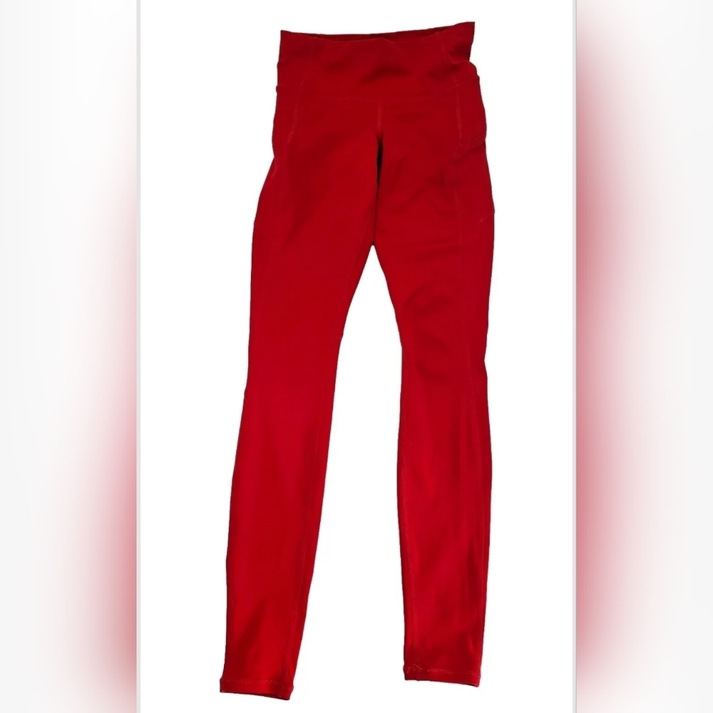 Athleta Radiant Red Contender Tight Pockets Size XXS
